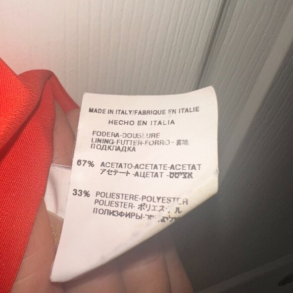 Vintage Valentino Red A-Line Shift Dress – Size 10 - Picture 6 of 13